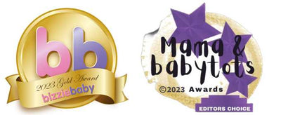 Award Winning Product Bizzy Baby and Mama and Babytots Squiggle Strap