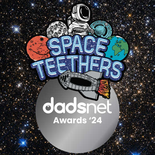 A Silver Dadsnet Award For Thumble Baby Care Space Baby Toys