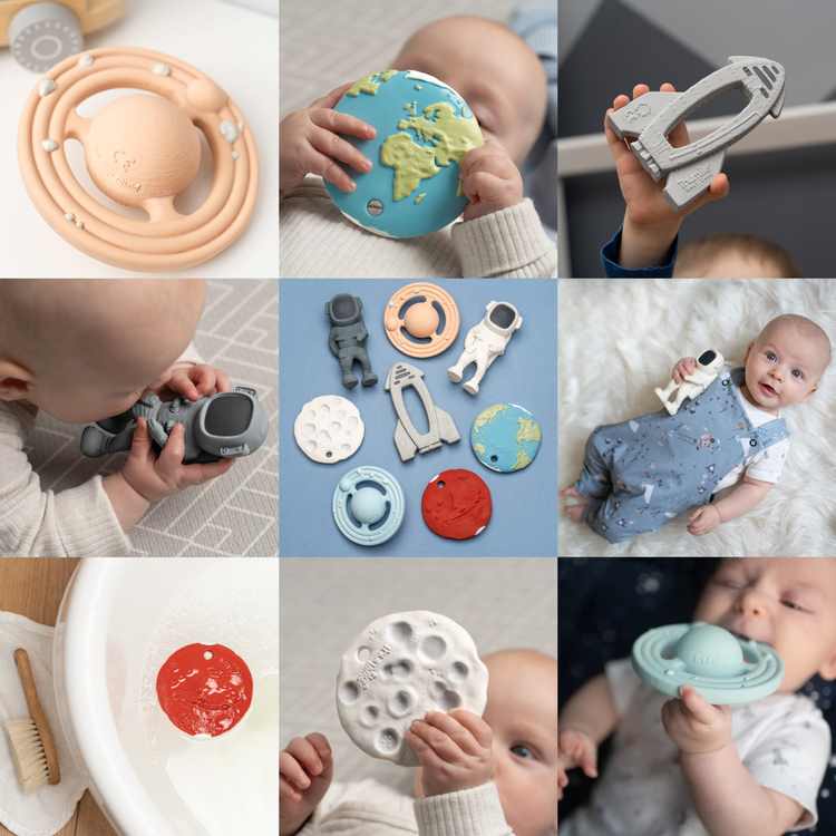 T-3 Natural Rubber Baby Space Toys for £33
