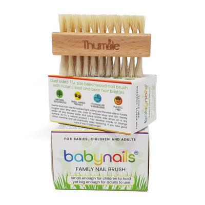 Baby Nails Family Wooden Nail Brush