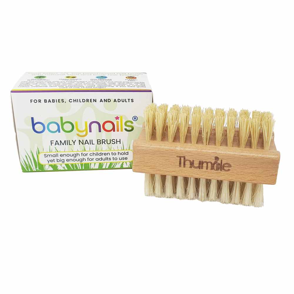 Baby Nails Family Wooden Nail Brush