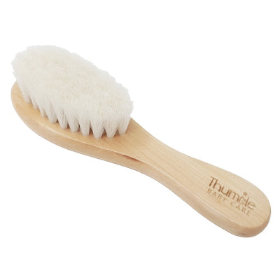 Thumble Baby Care Natural Wooden Baby Hair Brush