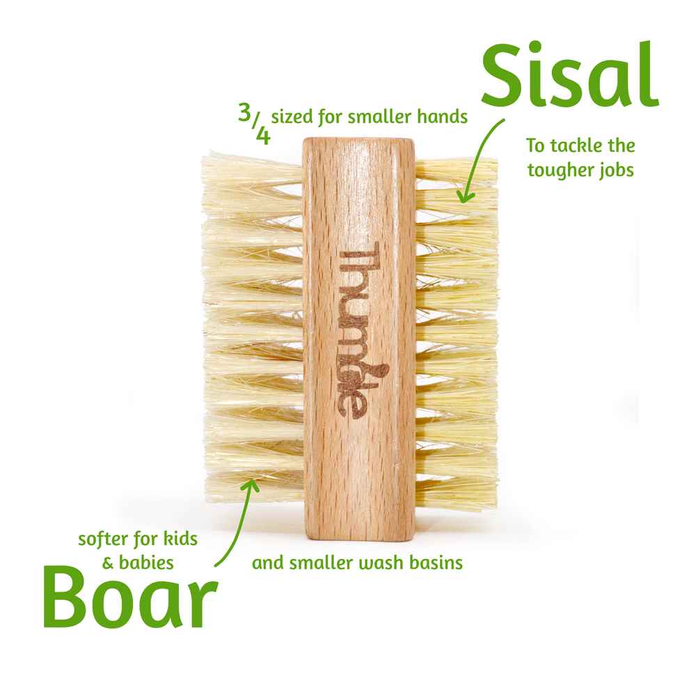 Baby Nails Family Wooden Nail Brush