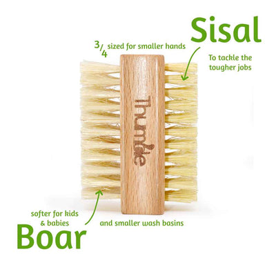 Baby Nails Family Wooden Nail Brush