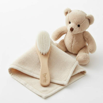 Thumble Baby Care Natural Wooden Baby Hair Brush
