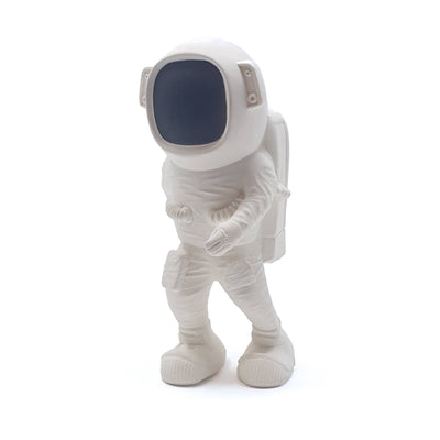 AstroGNAW astronaut natural rubber space themed baby toy for sensory play side angle