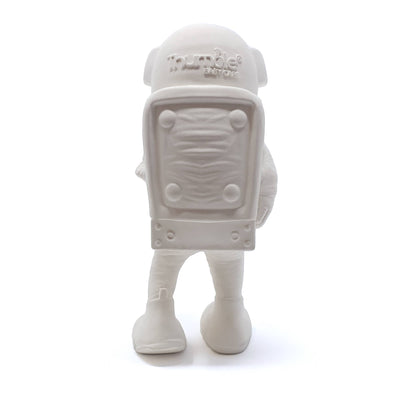 Highly detailed AstroGNAW astronanut shaped baby toy with backpack and lunar boots