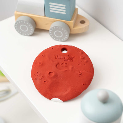 Mars Biscuit is a brighlty coloured baby toy perfect for your little ones toy basket