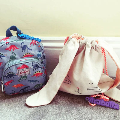 personalised 3d printed keyrings great for school bags and school gym bags